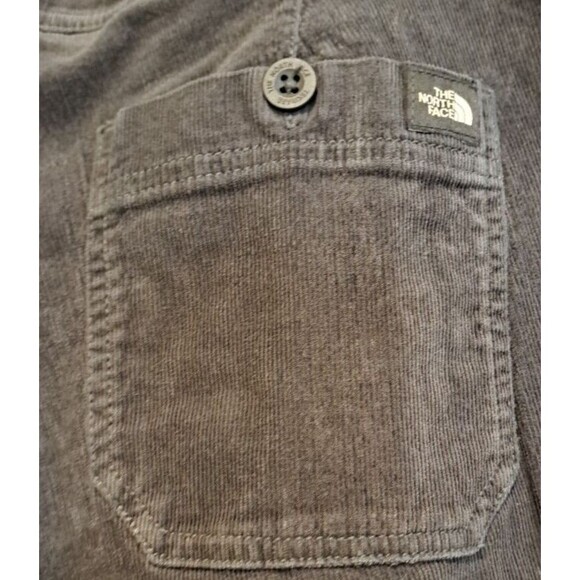 The North Face Pants Women's 8 Grey Corduroy Low Rise Hiking Trail Pants - Picture 8 of 13